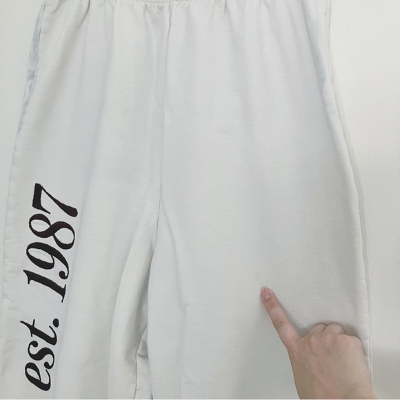Mayfair • Athletics Cream and Indigo Dye Sweatpants - Picture 12 of 13